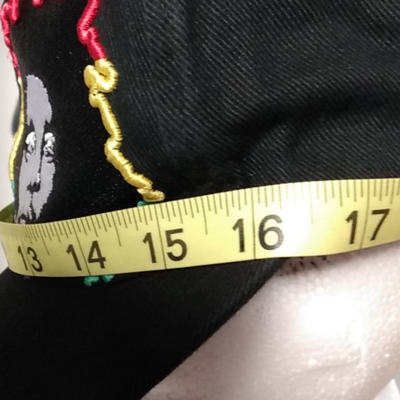 Vintage Bob Marley Embroidered Ball Cap & Wristband Set - Picture 14 of 16